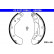 Brake Shoe Set 03.0137-0396.2 ATE