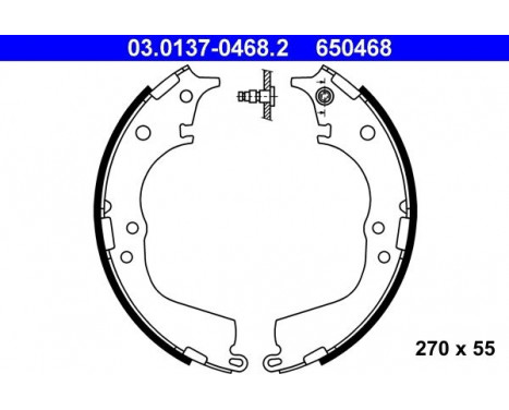 Brake Shoe Set 03.0137-0468.2 ATE, Image 2