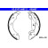Brake Shoe Set 03.0137-0487.2 ATE