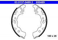 Brake Shoe Set 03.0137-0489.2 ATE