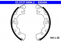 Brake Shoe Set 03.0137-0494.2 ATE