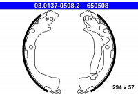 Brake Shoe Set 03.0137-0508.2 ATE