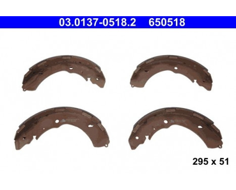 Brake Shoe Set 03.0137-0518.2 ATE, Image 2