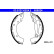 Brake Shoe Set 03.0137-0524.2 ATE