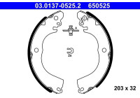 Brake Shoe Set 03.0137-0525.2 ATE