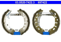 Brake shoe set 03.0520-7422.3 ATE