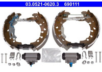 Brake shoe set 03.0521-0620.3 ATE
