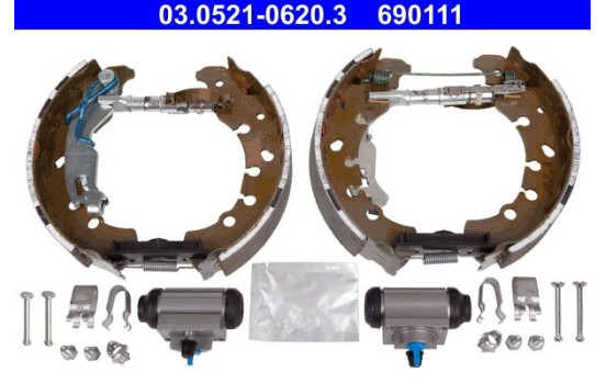 Brake shoe set 03.0521-0620.3 ATE