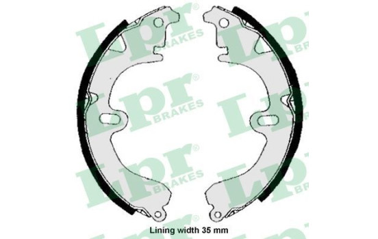 Brake Shoe Set 04530 Lpr, Image 3