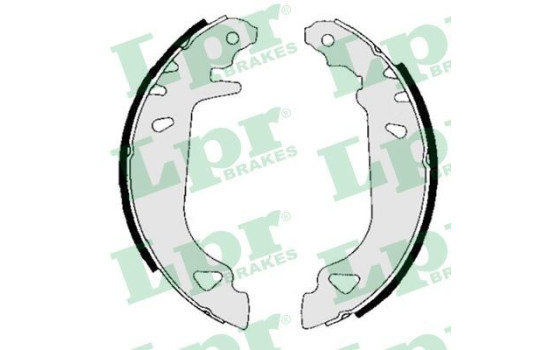 Brake Shoe Set 04780 Lpr, Image 3