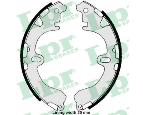 Brake Shoe Set 05810 Lpr, Image 3