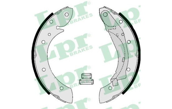 Brake Shoe Set 07165 Lpr, Image 2