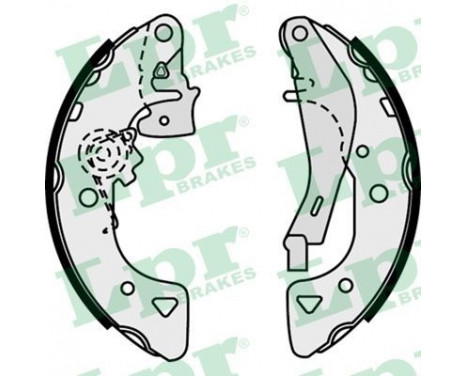 Brake Shoe Set 07540 Lpr, Image 2