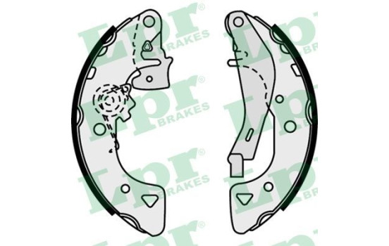 Brake Shoe Set 07540 Lpr, Image 2