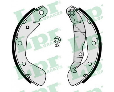 Brake Shoe Set 08130 Lpr, Image 2