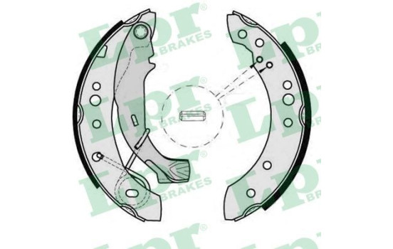 Brake Shoe Set 08150 Lpr, Image 3