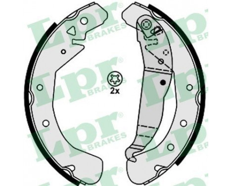 Brake Shoe Set 08210 Lpr, Image 3