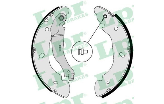 Brake Shoe Set 08580 Lpr, Image 2