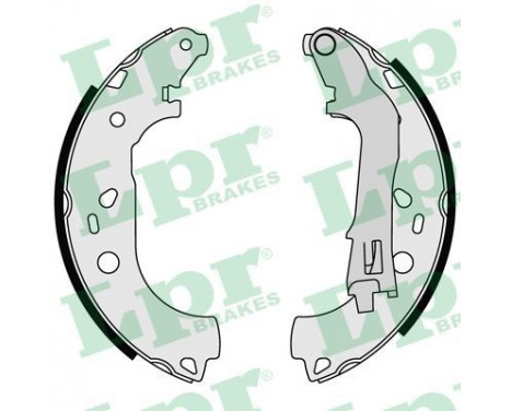 Brake Shoe Set 08590 Lpr, Image 2