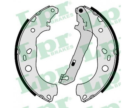 Brake Shoe Set 08600 Lpr, Image 2