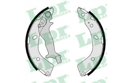 Brake Shoe Set 08760 Lpr