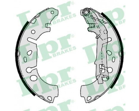 Brake Shoe Set 09100 Lpr, Image 2