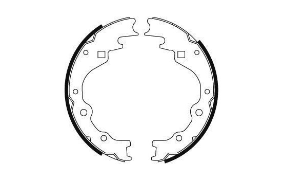 Brake Shoe Set 8824 ABS