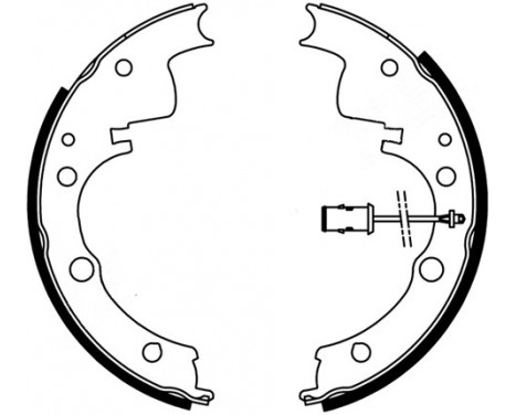 Brake Shoe Set 8931 ABS, Image 2