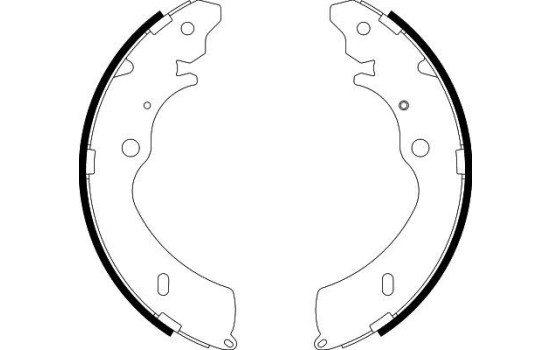 BRAKE SHOE SET 8DB