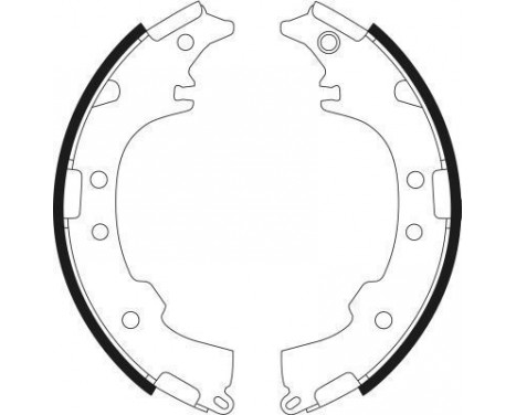 Brake Shoe Set 9014 ABS, Image 3