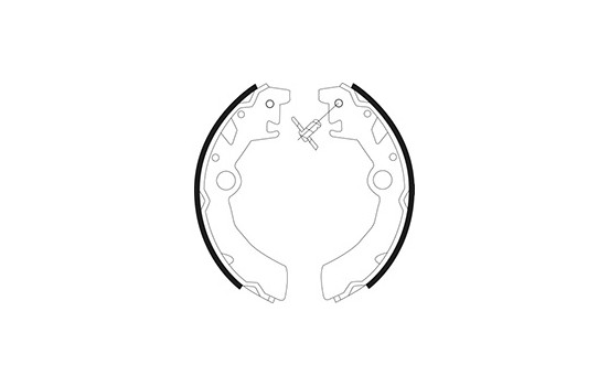 Brake Shoe Set 9047 ABS, Image 2