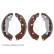 Brake Shoe Set ADG04162 Blue Print, Thumbnail 2