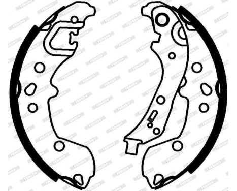 Brake shoe set FSB4328 Ferodo, Image 2