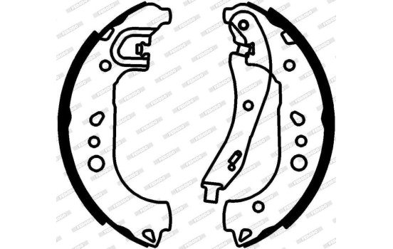 Brake shoe set FSB4329 Ferodo, Image 2