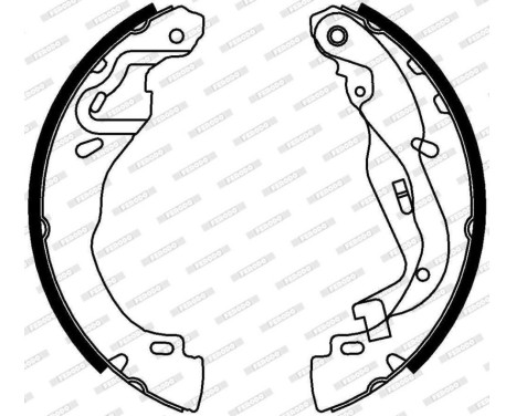 Brake shoe set FSB4332 Ferodo, Image 2