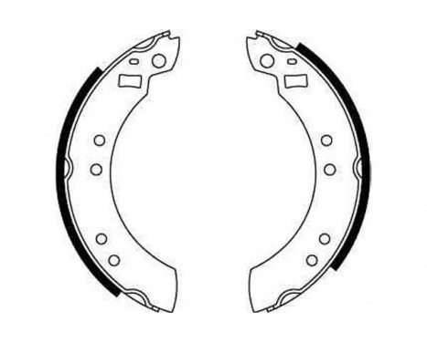 Brake Shoe Set GS6124 TRW, Image 2