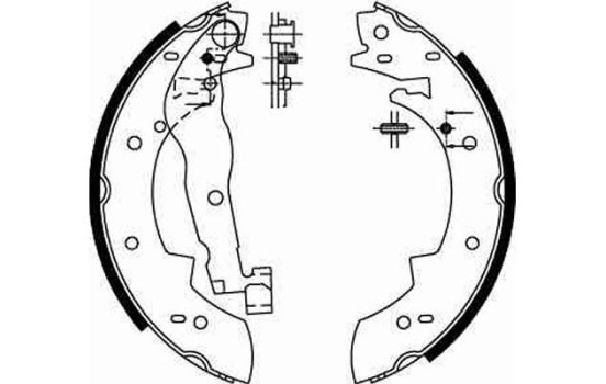 Brake Shoe Set GS6190 TRW, Image 2