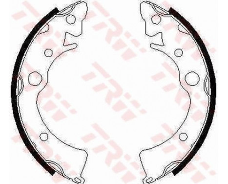 Brake Shoe Set GS6210 TRW, Image 3