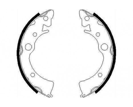 Brake Shoe Set GS6210 TRW, Image 4