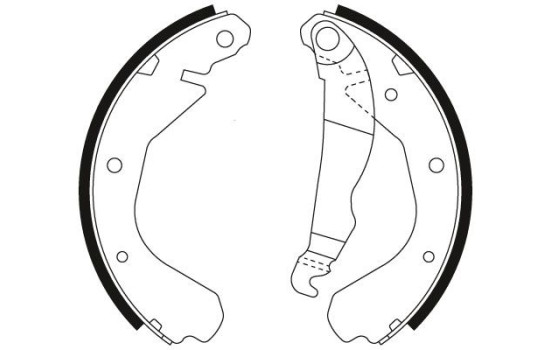 Brake Shoe Set GS6214 TRW, Image 2