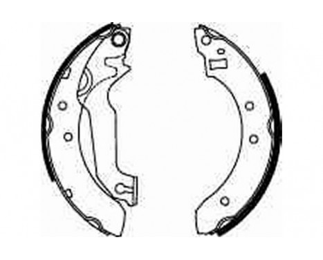 Brake Shoe Set GS6227 TRW, Image 4