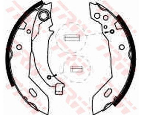 Brake Shoe Set GS6228 TRW, Image 3