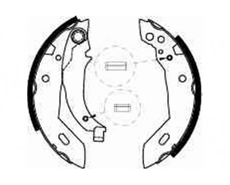 Brake Shoe Set GS6228 TRW, Image 4