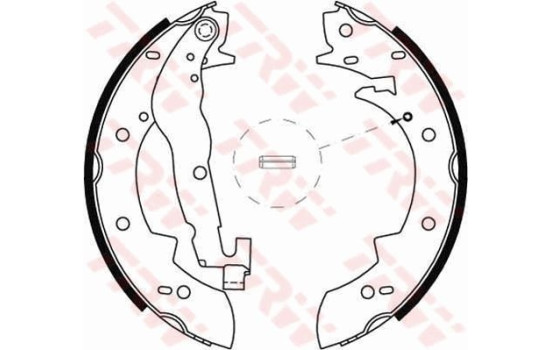 Brake Shoe Set GS6237 TRW, Image 3