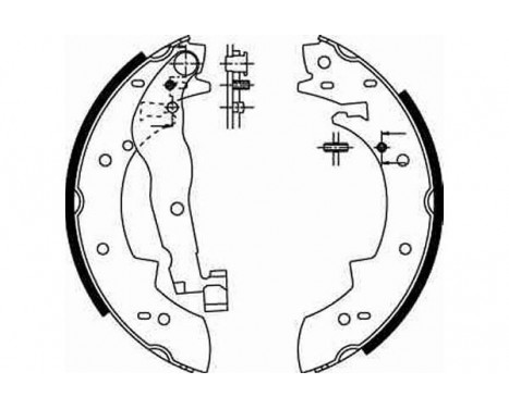 Brake Shoe Set GS6251 TRW, Image 2