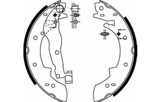 Brake Shoe Set GS6251 TRW, Image 2