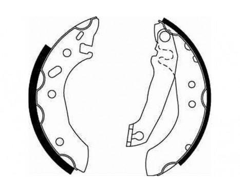 Brake Shoe Set GS6253 TRW, Image 2