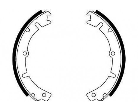 Brake Shoe Set GS8011 TRW, Image 4