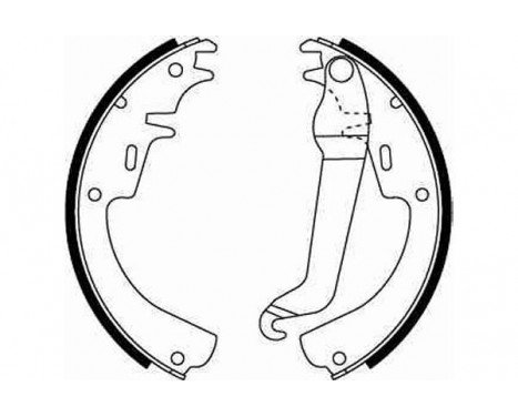 Brake Shoe Set GS8015 TRW, Image 2