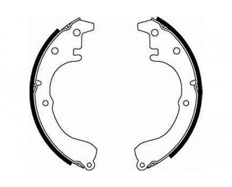 Brake Shoe Set GS8046 TRW, Image 2